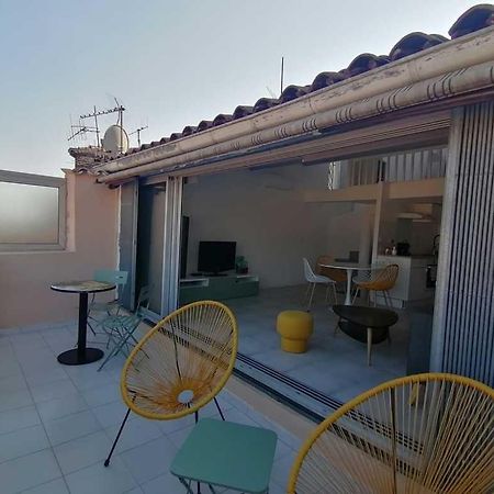 Charmant Appartement Terrasse Sur Les Toits Грасс Экстерьер фото