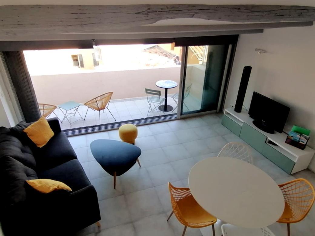 Charmant Appartement Terrasse Sur Les Toits Грасс Экстерьер фото