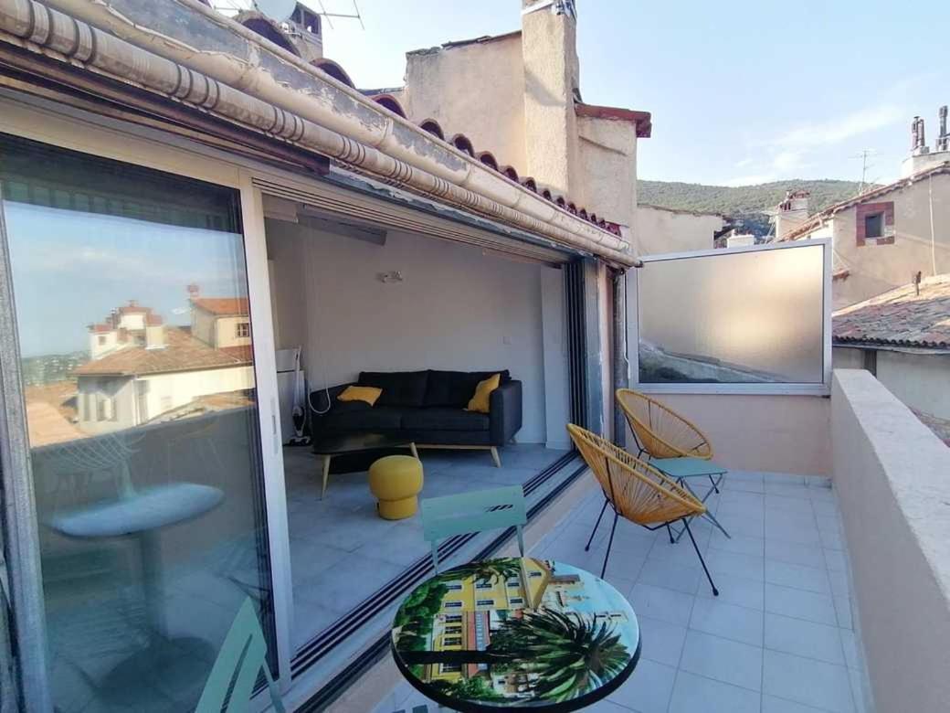 Charmant Appartement Terrasse Sur Les Toits Грасс Экстерьер фото